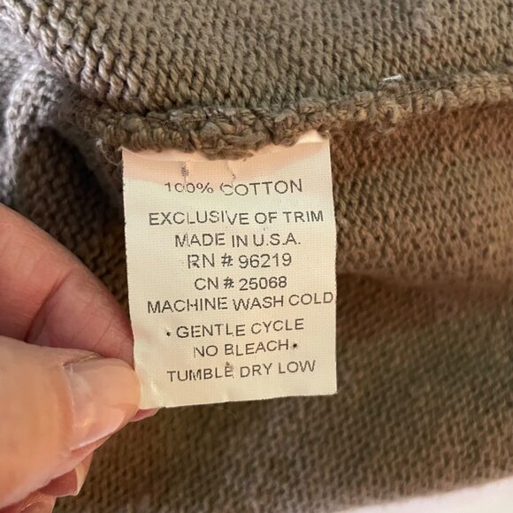 Vintage Willow Tan Cardigan Knitted Sweater Oversized Button Closure Women's L - Picture 5 of 7